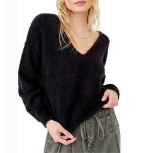 Free People Princess V Neck Sweater